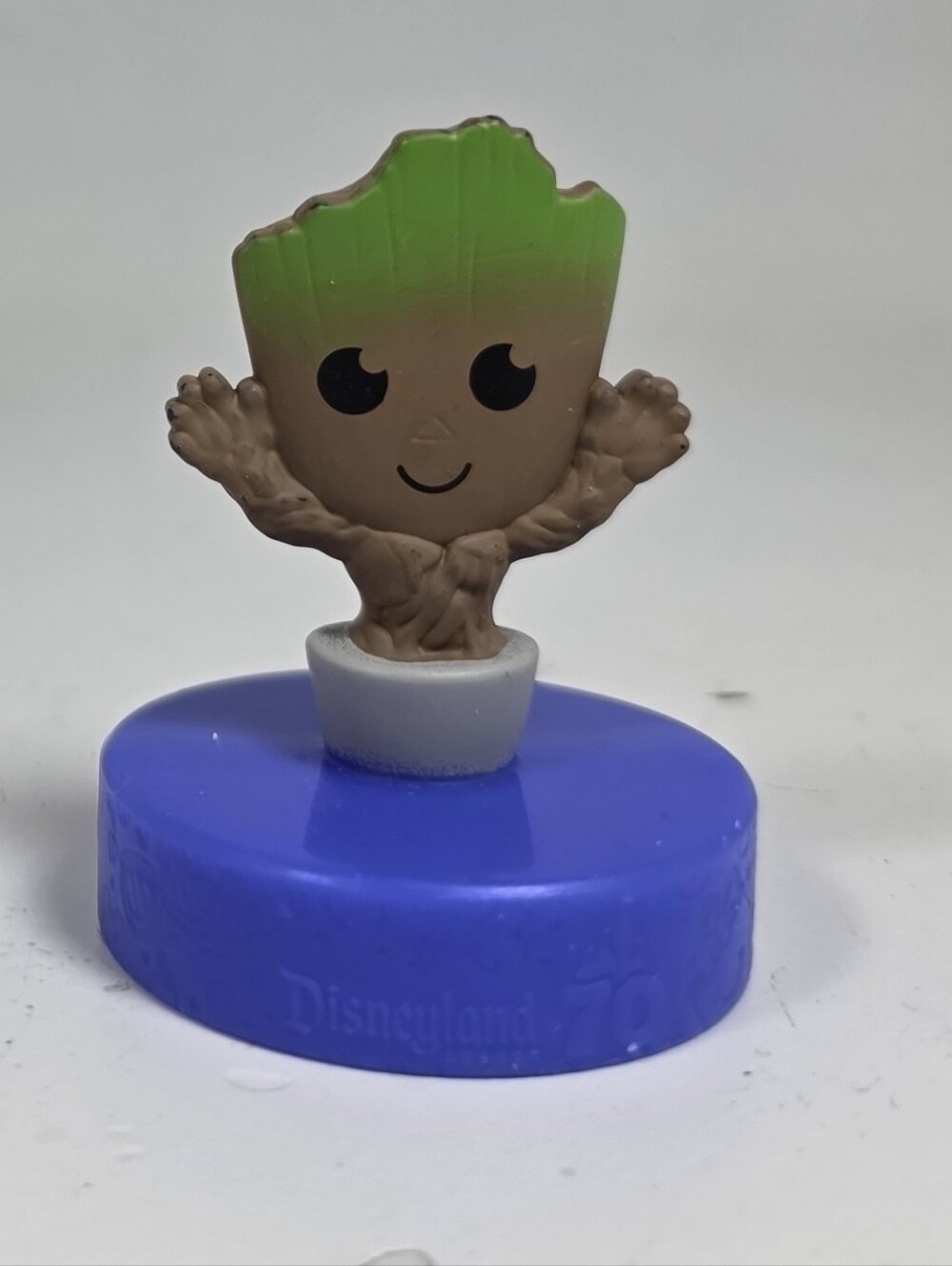 McDonald's Baby Groot Figure with Green Top and Blue Base